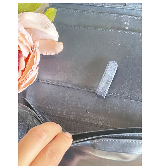 Vintage Gucci Vintage Monogram Navy Wallet - Picture 7 of 15